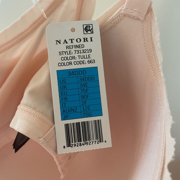 Natori, NWT, 34DDD, pale pink bra. - Picture 4 of 5